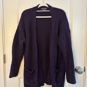 Barefoot Dreams Deep Purple Cardigan